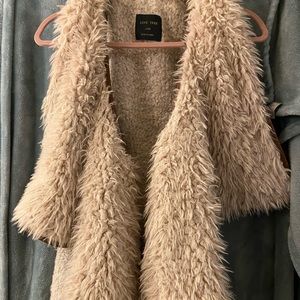 Faux fur vest